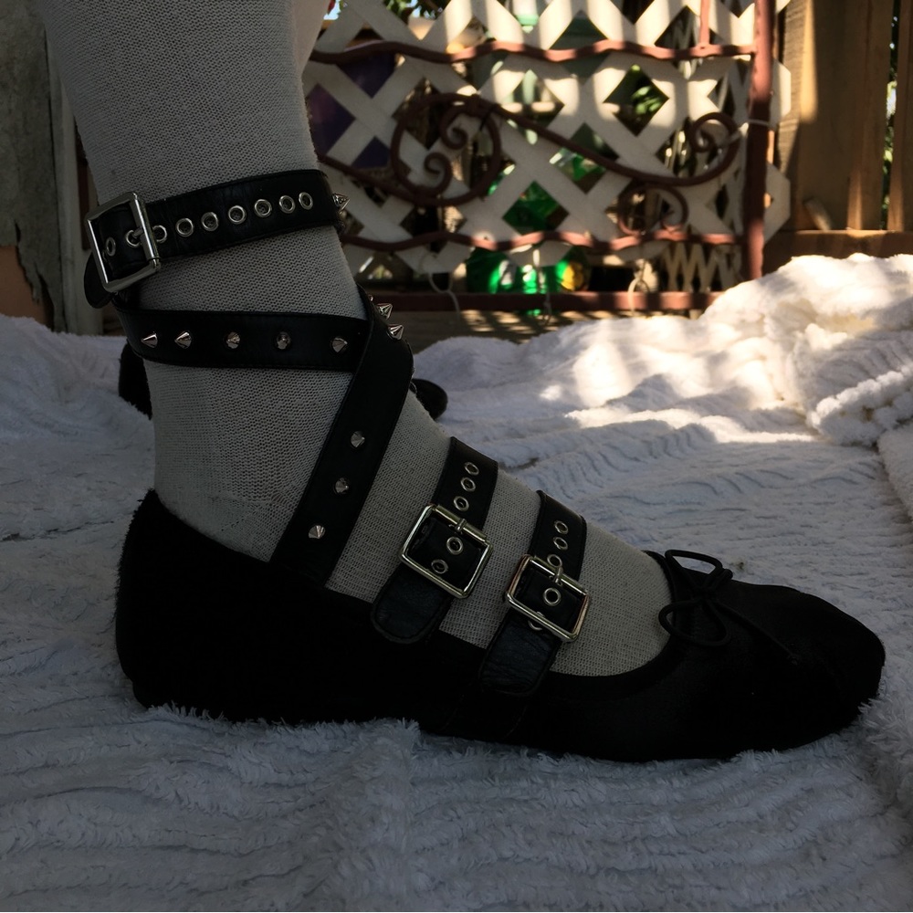 Dollskill sugarthrillz black ballet flats